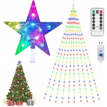 Lampička BAREVNÁ RGB SVĚTELNÁ CLONA S DÁLKOVÝM OVLÁDÁNÍM A 9 PRUHY, VODĚODOLNÁ