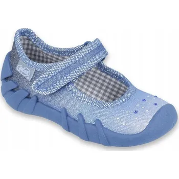 Chlapecké bačkory Dětské Papuče Befado 109P186 Modré, velikost 22