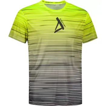 Pánské funkční triko premium ALTISPORT VOJ/ALM031TR01 ČERNÁ/FLUO YELLOW XXXL