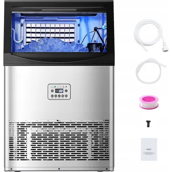 Výrobník ledu SucceBuy Výrobník Ledu 40,82 KG/Den s Inteligentním Ovládacím Panelem