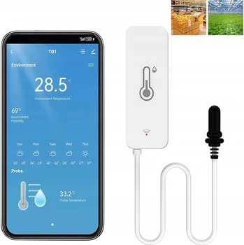 Meteostanice TUYA WIFI SENZOR TEPLOTY A VLHKOSTI SMART HYGROMETR