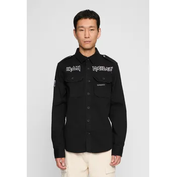 Pánská košile Iron Maiden Vintage s dlouhým rukávem Eddy černá Brandit černá 2892835