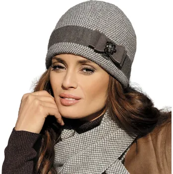 Dámské oblečení Dámský Čepice Basilia, hnědý, KAMEA