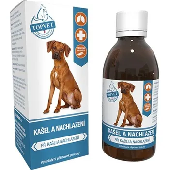 Kašel a nachlazení sirup pro psy TOPVET 200ml