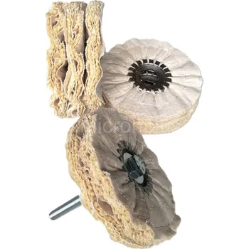 Lešticí kotouč Řasený - Sisal/bavlna 120x2listyx19/6hran