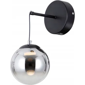 Nástěnné svítidlo Nástěnné svítidlo Italux černé, integrovaný LED zdroj 5 W