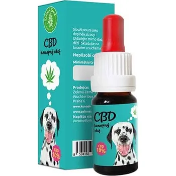 CBD Konopný olej s CBD (10 % hm.) pro zvířata s obsahem 2910 mg CBD, veterinární přípravek