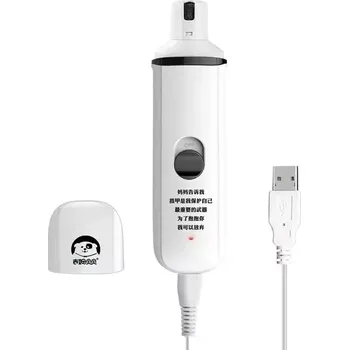 TopTechnology Elektrické zařízení na manikúru pro psy - Zastřihovač nehtů, nabíjecí (černý)