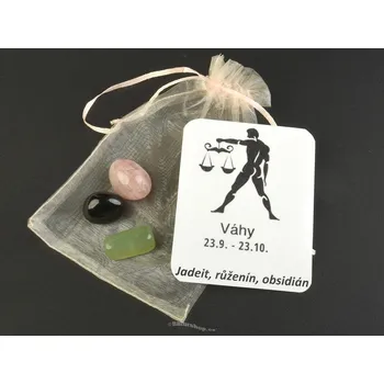 Přírodní kámen Sada kamenů pro znamení Váhy