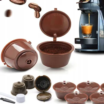 5x ZNOVU POUŽITELNÉ KAPSLE PRO DOLCE GUSTO NA KÁVU