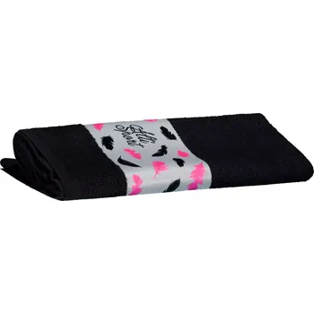 Osuška ALTISPORT VOJ/ALU001RUC02 70x140 ČERNÁ/RŮŽOVÁ 70x140cm