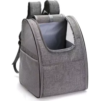 Taška pro psa a kočku TopTechnology SJBB11 Taška pro domácí mazlíčky - šedá, prodyšná