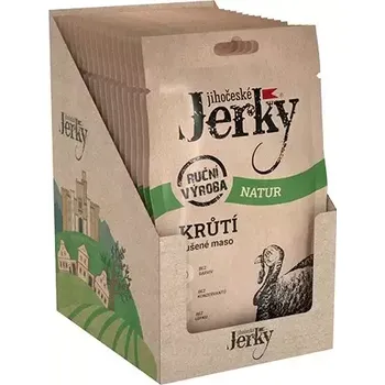 Sušená potravina Jihočeské Jerky Krůtí natur 20x 20g