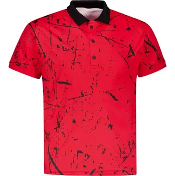 Pánské funkční triko s límečkem premium ALTISPORT VOJ/ALM034TR05 ČERVENÁ XL