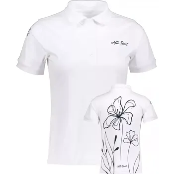 Dámské tričko Dámské funkční tričko s límečkem premium ALTISPORT VOJ/ALW075TR05 WHITE XS