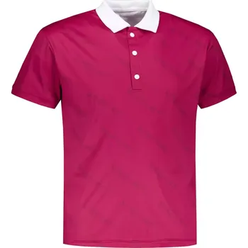 Pánské funkční triko s límečkem premium ALTISPORT VOJ/ALM050TR05 VÍNOVÁ 4XL