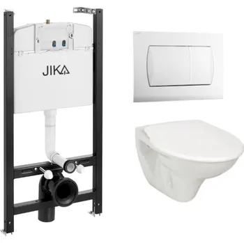 Klozet Jika Cenově zvýhodněný závěsný WC set do lehkých stěn / předstěnová montáž+ WC Nila KMPLS