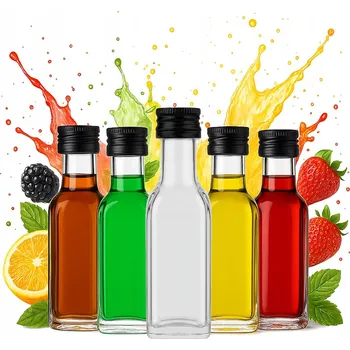 Láhev 100x skleněná lahev MARASCA 20ml na Likéry , vzorky alkoholu, Dárek lahve