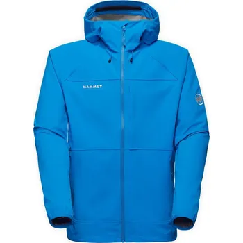 Bunda pánská MAMMUT Ultimate Comfort SO Hooded Jacket Men glacier blue - M