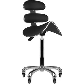 Kosmetický taburet ROLL SPEED AM-880 - černý