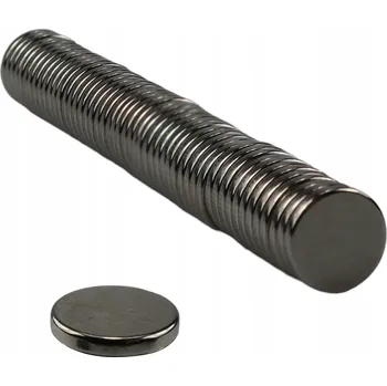 Dekorativní magnet 50x Neodymový Magnet Kulatý válcový Neodymové magnety SILNÉ Sada 50 Ks
