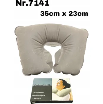 Polštář Šedý nafukovací cestovní Polštář