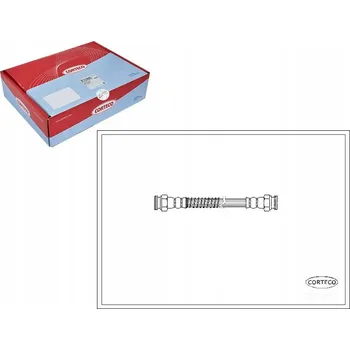 Brzdová hadice BRZDOVÁ HADICE FLEXIBILNÍ CITROEN C15 84-00 ZADNÍ COR