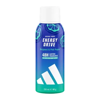 adidas Deodorant sprej pro muže Energy Drive Bergamot a růžový pepř 150 ml