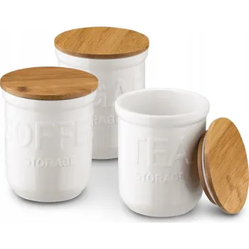 Dóza na potraviny Keramické dózy na kávu, čaj cukr Konighoffer , 3 kusy