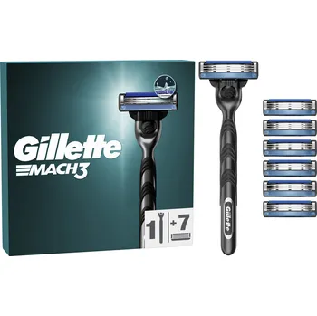 Holítko GILLETTE Mach3 + hlavice 7 ks