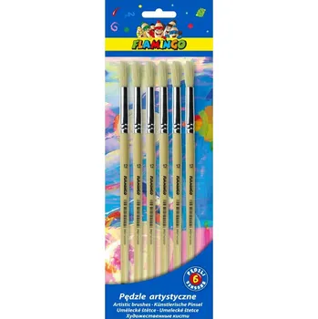 Umělecký štětec Kulaté štětce Flamingo
