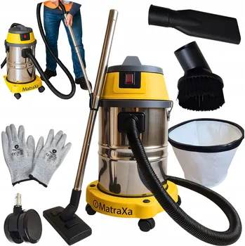 Vysavač VÝKONNÝ UNIVERZÁLNÍ ODKURZACZ PRZEMYSŁOWY BEZSÁČKOVÝ NA PRACH A VODU 2500W 35L