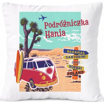 Polštář Dárek Polštář pro Aarona, syna dítěte, s potiskem