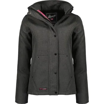 Dámská softshellová bunda Dámská přechodná softshellová bunda Geographical Norway TERENCIA Barva: Tmavě šedá, Velikost: XL