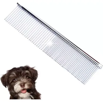 Kartáč pro zvířata TopTechnology Hřeben pro domácí zvířata z nerezové oceli, velikost XS