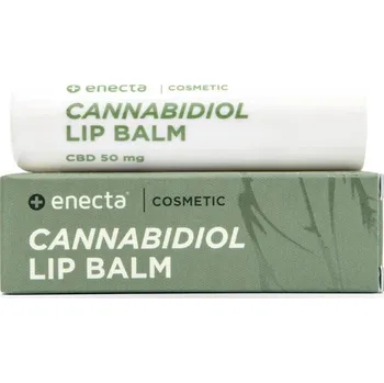 Péče o rty Balzám na rty s CBD z kosmetické řady Enecta je produkt, který funguje jak v zimě, tak v létě. Díky složení z olejů, vosků a dalších antioxidantů, jako je kanabidiol a tokoferoly, chrání rty vytvořením ochranného filmu, který zabraňuje infekcím. Ideální p