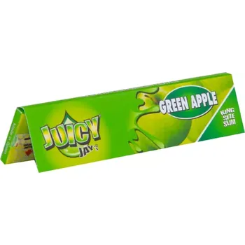 King-size konopné papírky s osvěžující příchutí zeleného jablka a přírodním cukrovým lepidlem. Zcela bez THC pro čistý a lahodný kouř.