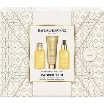 Kosmetická sada Baylis&Harding Mandarin&Grapefruit, dárkový set Pamper trio, 3dílný BH25MGLUXSML3PC