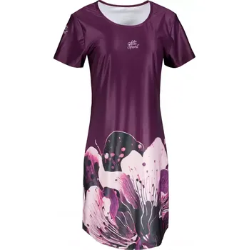 Dámská móda Dámské prodloužené triko premium ALTISPORT VOJ/ALW090SAT02 VÍNOVÁ S