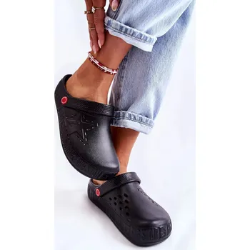 Dámské polobotky Dámské nazouváky Big Star - černá Velikost: 40