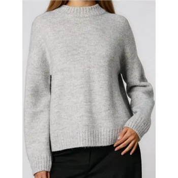 Dámský svetr Sinsay - Svetr basic - šedá - 233FJ-09M - 233FJ-09M-M