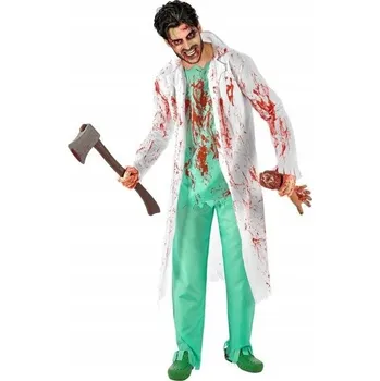 KOSTÝM DOKTOR ZOMBIE KRVAVÝ HALLOWEEN M/L