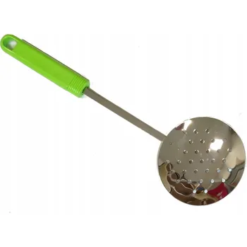 Cedník a síto Děrovaná naběračka/cedník PĚNOVAČKA Z NEREZOVÉ OCELI CEDNÍK Sítko 9,5 cm