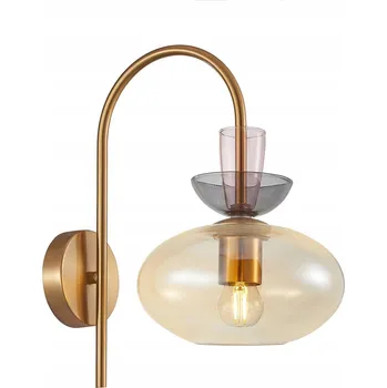 Nástěnné svítidlo Nástěnné svítidlo Italux zlaté, žluté E27 40 W