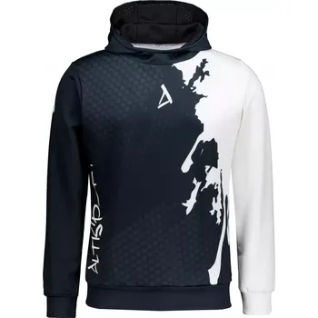 Pánské oblečení Pánská funkční mikina premium ALTISPORT VOJ/ALM112MI01 ČERNÁ-BÍLÁ XXL