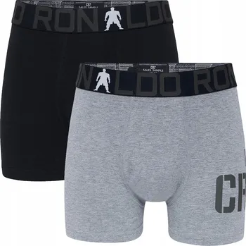 Pánské oblečení CHLAPECKÉ BAMBUSOVÉ BOXERKY CRISTIANO RONALDO CR7 SPODNÍ PRÁDLO 2-PACK VELIKOST 134
