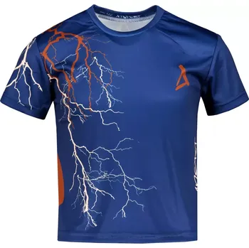 Chlapecké tričko Dětské funkční triko premium ALTISPORT VOJ/ALK004TR01 NÁMOŘNÍ MODRÁ/HNĚDÁ 146