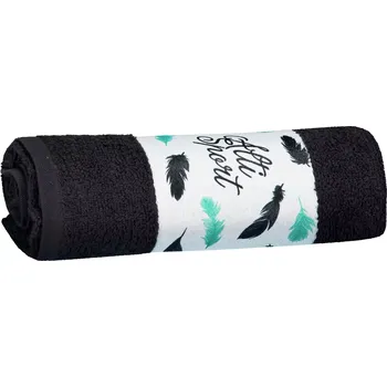 Ručník Ručník ALTISPORT VOJ/ALU001RUC01 50x100 ČERNÁ/TYRKYSOVÁ 50x100cm