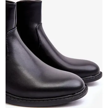 Sada pánského spodního prádla Pánské nízké kozačky na zip Black Brosta 44