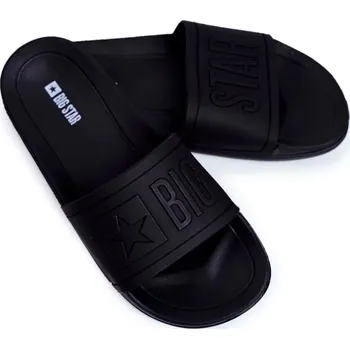 Sada pánského spodního prádla Pánské módní pantofle Big Star - černé Velikost: 41